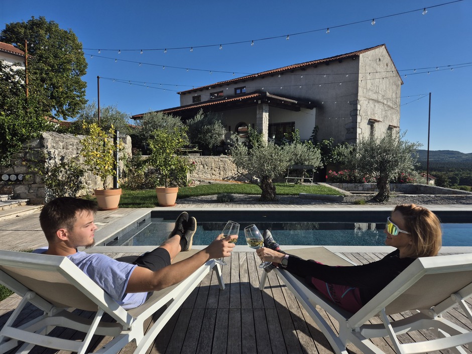 Biking in Slovenia wine