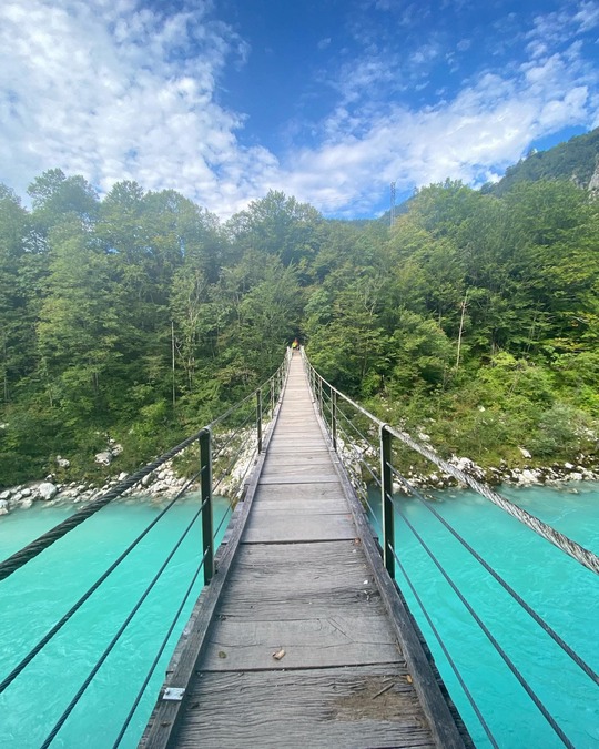 Hiking in Slovenia Soca